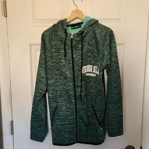 Green Zip-Up Hoodie